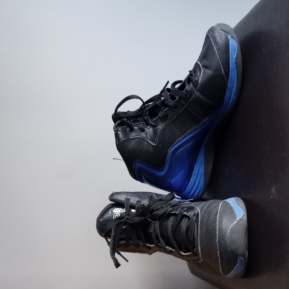 AND1 High Top Black & Blue Basketball Sneakers